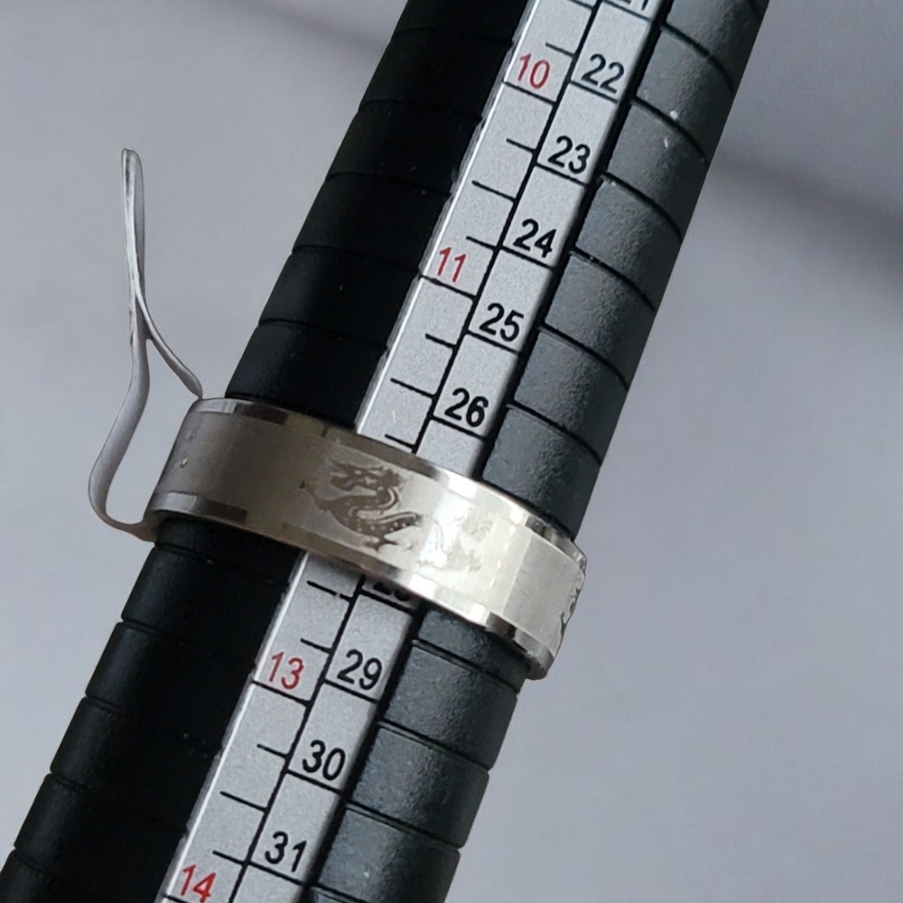 Silver Dragon Ring - image 1